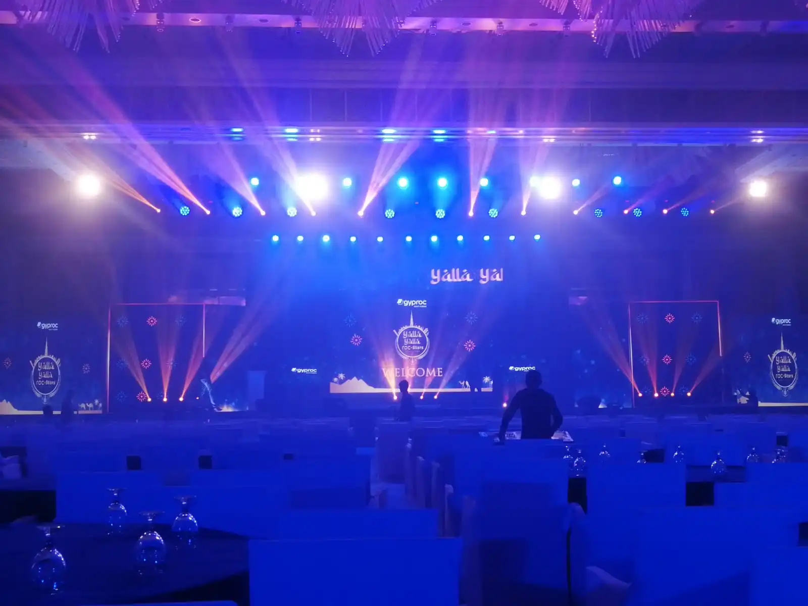 Stage rental by one of the top event management companies in Dubai